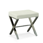 Banc de toilette Carolina Living Elisabetta - Blanc/Chrome
