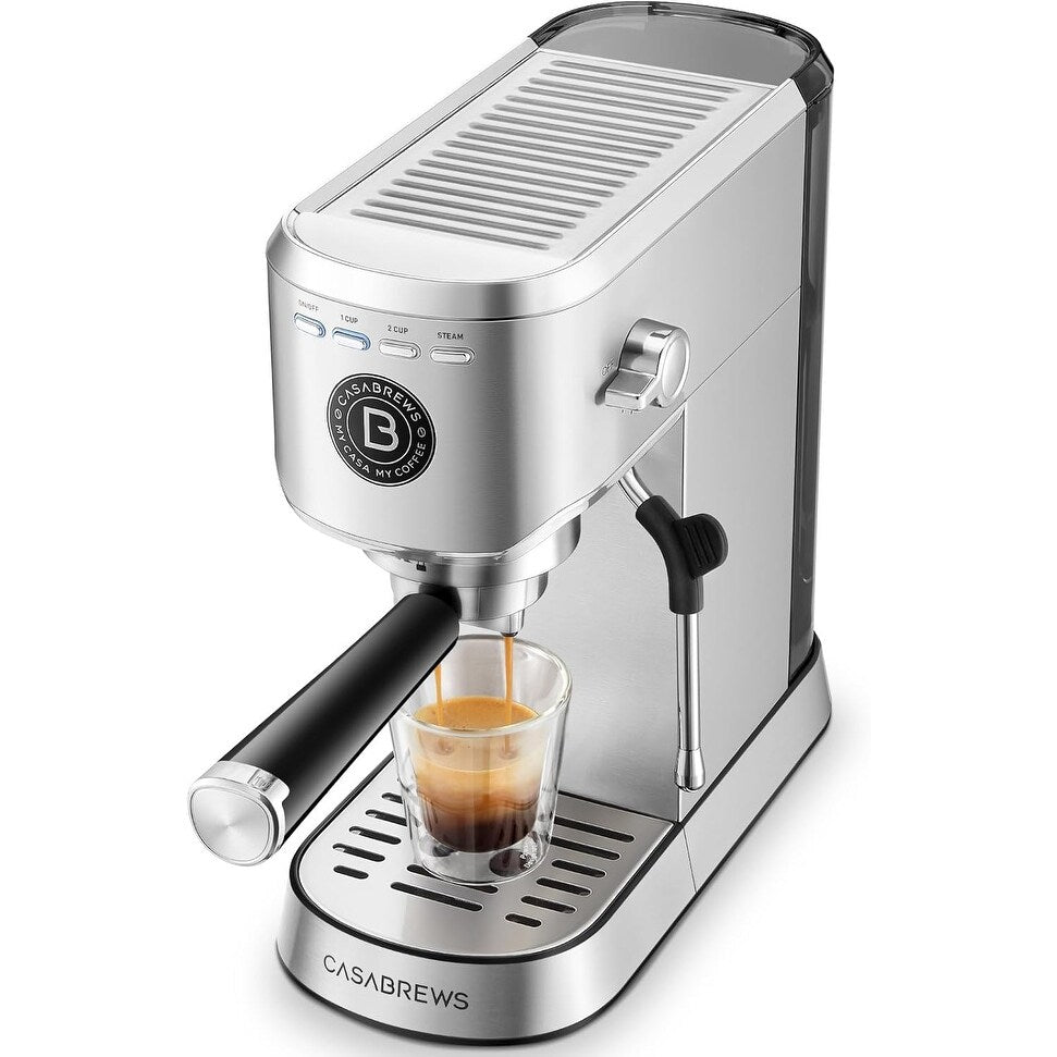 Machine à expresso professionnelle Casabrews 20 bars avec système de mousse de lait