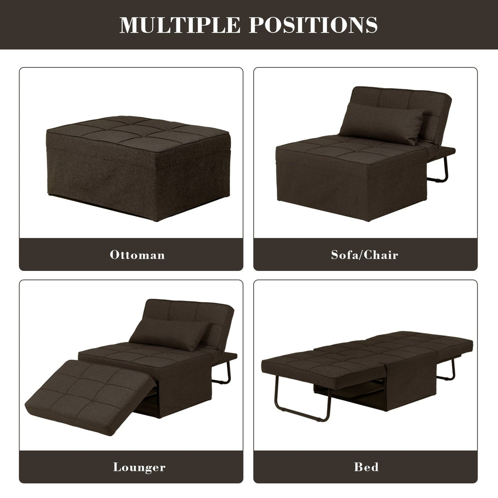 Canapé-lit convertible, canapé-lit, fauteuil inclinable, ottoman, pliable, pour salon