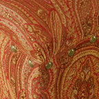 Banc de rangement rembourré Copper Grove Muscari avec bordure cloutée