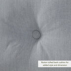 Ensemble de coussins d'extérieur à siège profond Sunbrella de qualité supérieure, 2 pièces