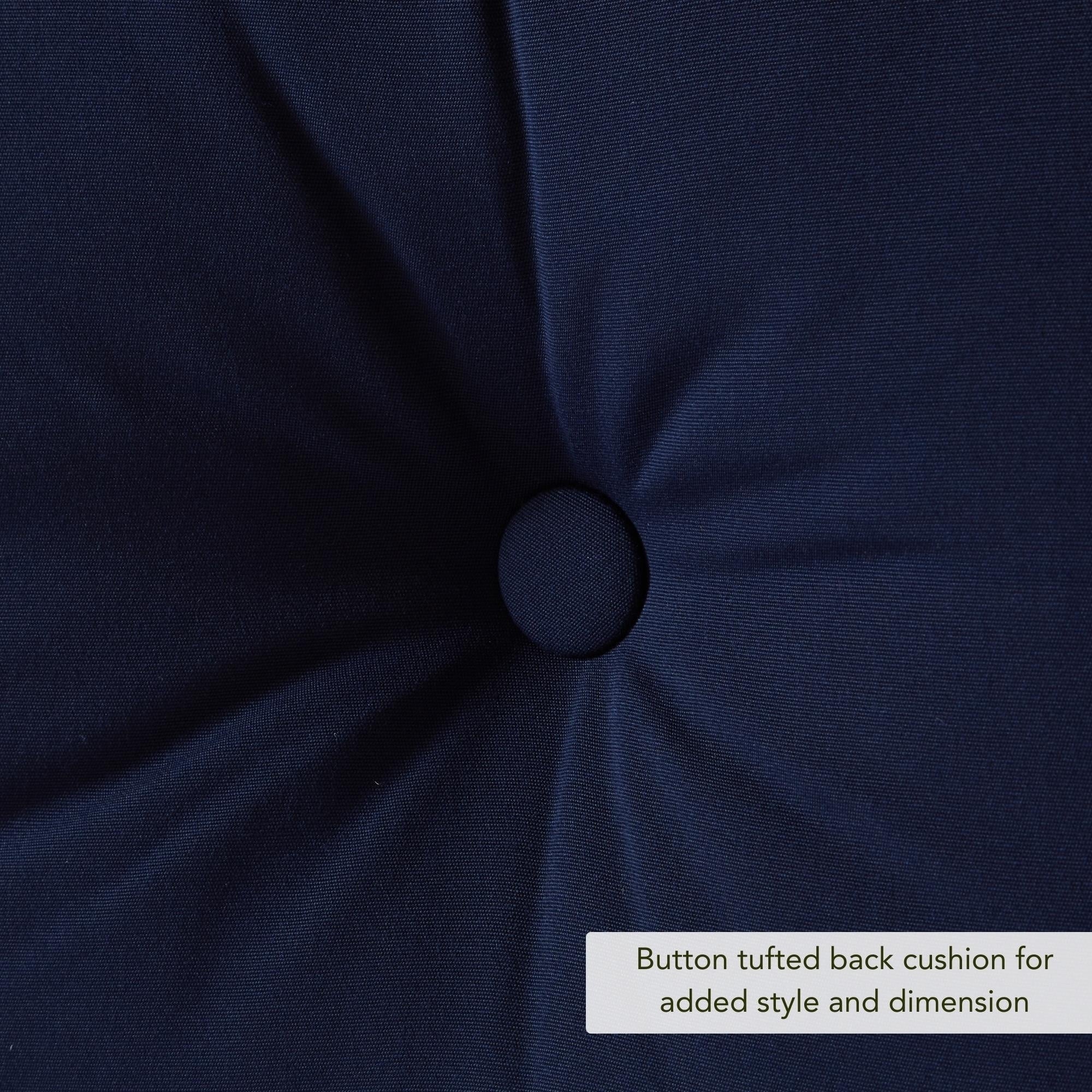 Ensemble de coussins d'extérieur à siège profond Sunbrella de qualité supérieure, 2 pièces