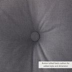 Ensemble de coussins d'extérieur à siège profond Sunbrella de qualité supérieure, 2 pièces