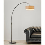 Lampadaire en arche Carson Carrington Flam de 81 pouces
