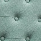 Banc à chaussures d'entrée, banc de rangement en tissu et bois massif, banc rembourré de 43 pouces pour salon et chambres