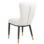 Lot de 2/4 chaises de salle à manger rembourrées en similicuir