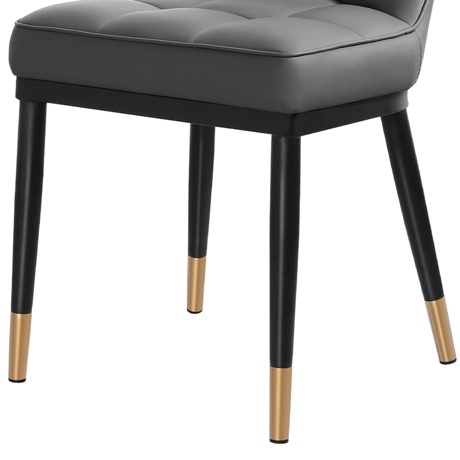 Lot de 2/4 chaises de salle à manger rembourrées en similicuir