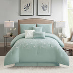 Ensemble de couette florale botanique Nanshing Taylor 7 pièces