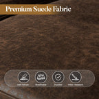 Canapé 3 places rembourré HOOOWOOO Mid-Century avec pieds en bois pour salon