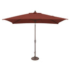 Parasol inclinable rectangulaire à bouton-poussoir SimplyShade Catalina de 10 pieds