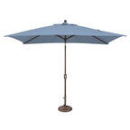 Parasol inclinable rectangulaire à bouton-poussoir SimplyShade Catalina de 10 pieds