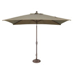 Parasol inclinable rectangulaire à bouton-poussoir SimplyShade Catalina de 10 pieds
