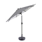 Parasol de patio Holme de 9 pieds et support de base