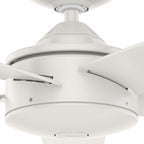 Ventilateur de plafond intérieur/extérieur Hunter 52 Shorebreak WeatherMax avec commande murale - Résistant aux intempéries, au sel et à la corrosion