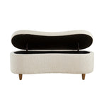 Banc d'appoint de rangement incurvé de style boucle INK IVY Bailey