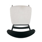 Chaise de salle à manger Abrielle en bois d'hévéa rembourrée de style milieu de siècle (lot de 2) par Christopher Knight Home