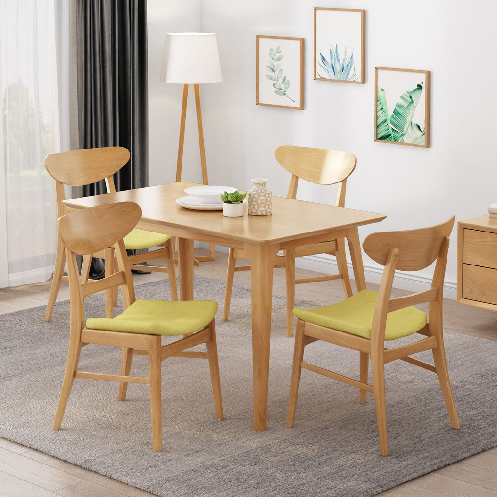 Chaises de salle à manger modernes Idalia du milieu du siècle (lot de 4) par Christopher Knight Home