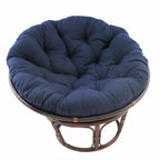 Chaise Papasan Bali en rotin de 42 pouces avec coussin en sergé
