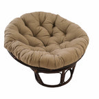 Chaise Papasan Bali en rotin de 42 pouces avec coussin en sergé