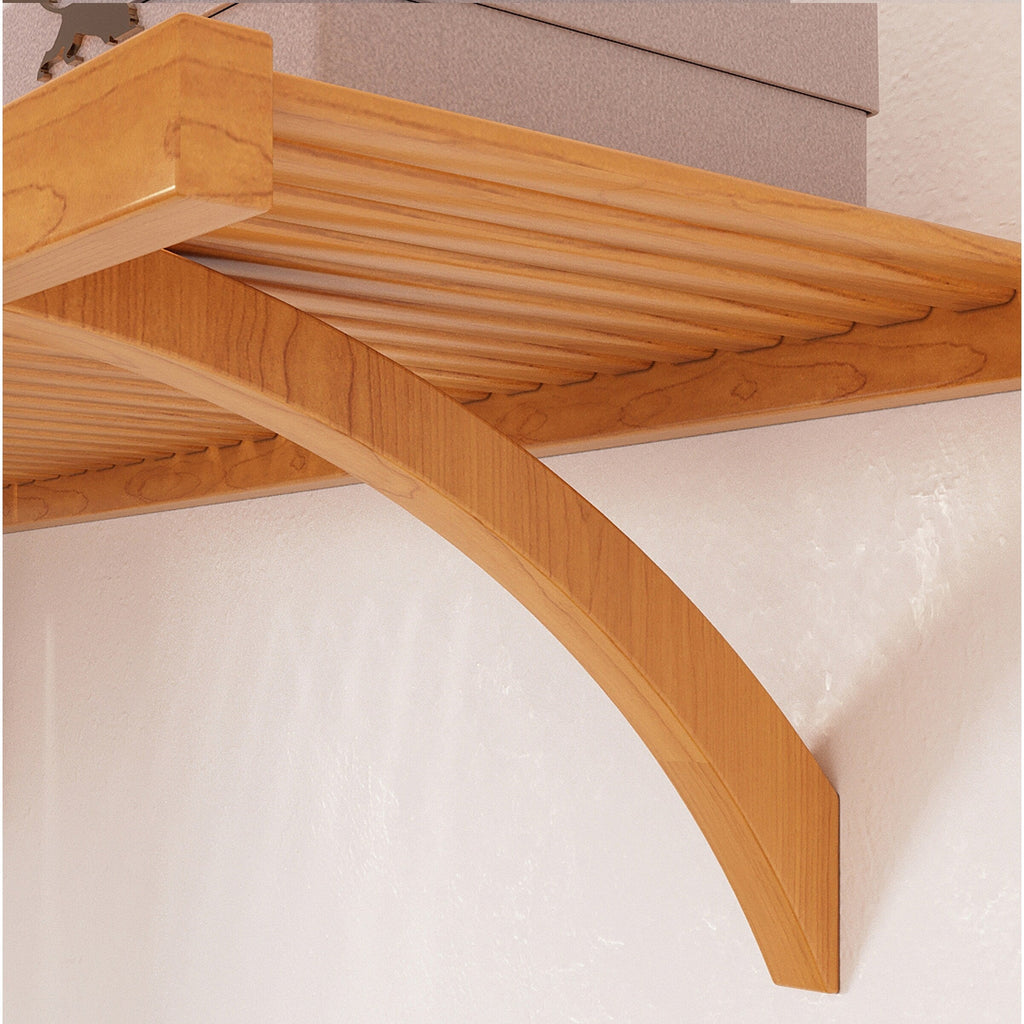 Système de placard intégré Simplicity en bois massif John Louis Home, érable miel
