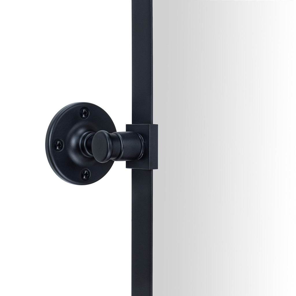 Miroir mural rectangulaire pivotant et inclinable en métal TEHOME Jonathan