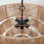 Suspension bohème KAWOTI largeur 26, 5 lumières, 4 niveaux