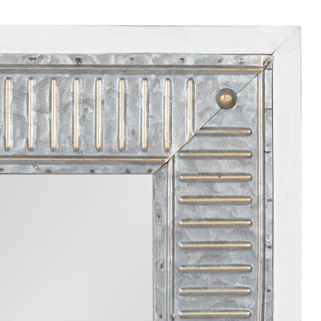 Miroir mural en bois et métal Kate et Laurel Deely