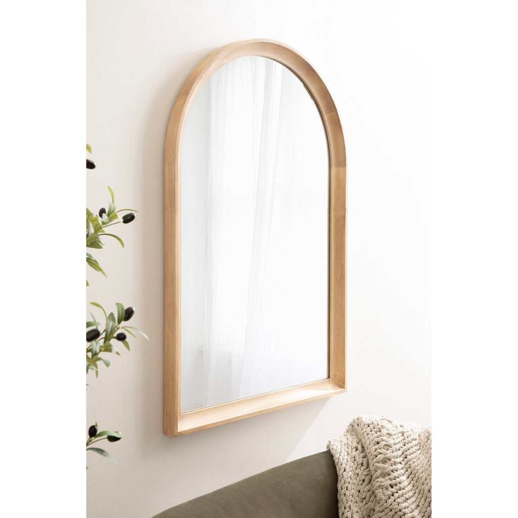 Miroir mural en bois Arch de Kate et Laurel Hatherleigh