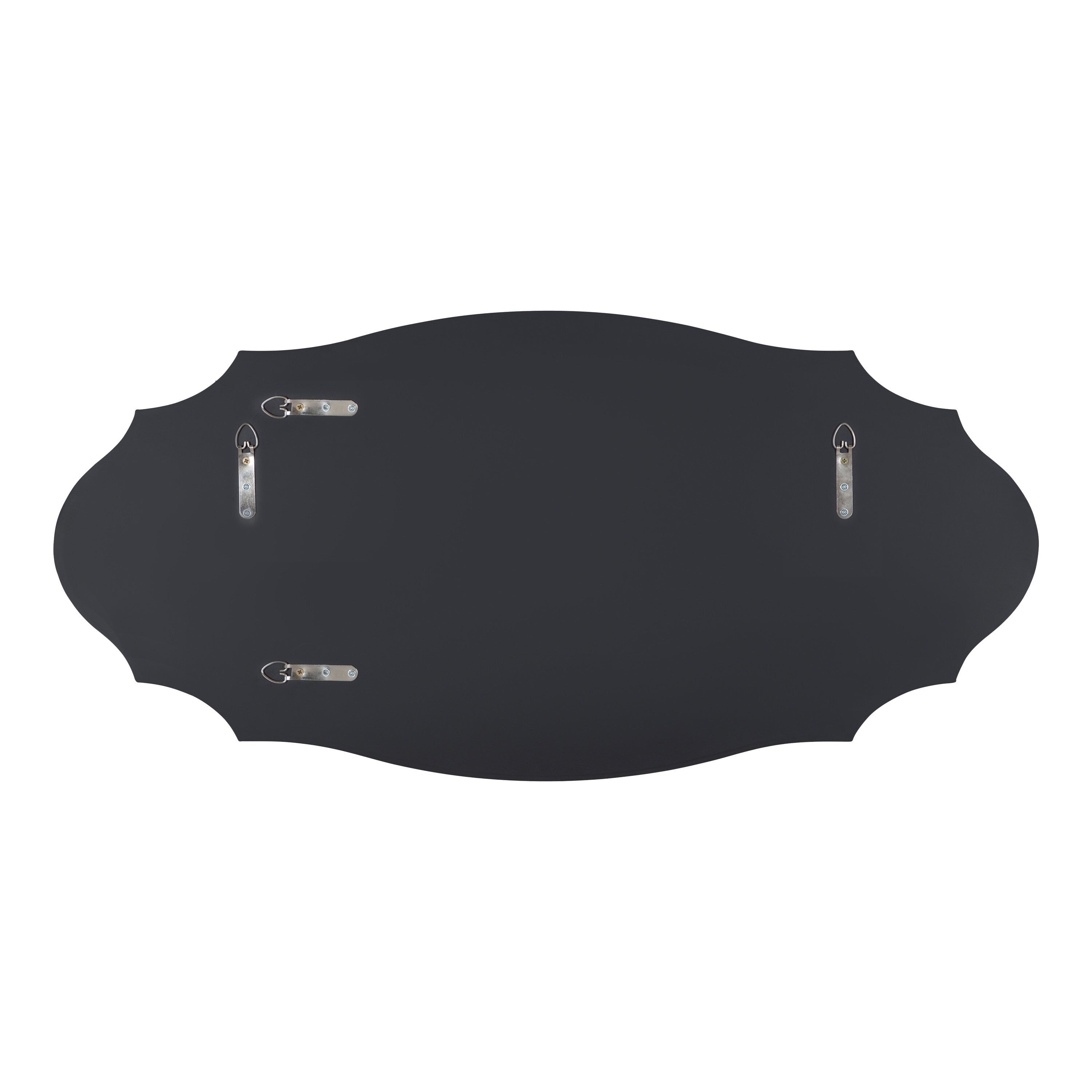 Miroir mural ovale festonné Kate et Laurel Leanna