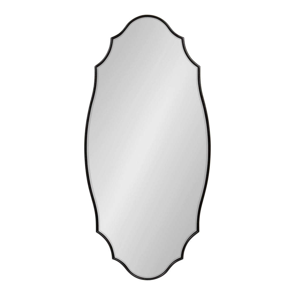 Miroir mural ovale festonné Kate et Laurel Leanna