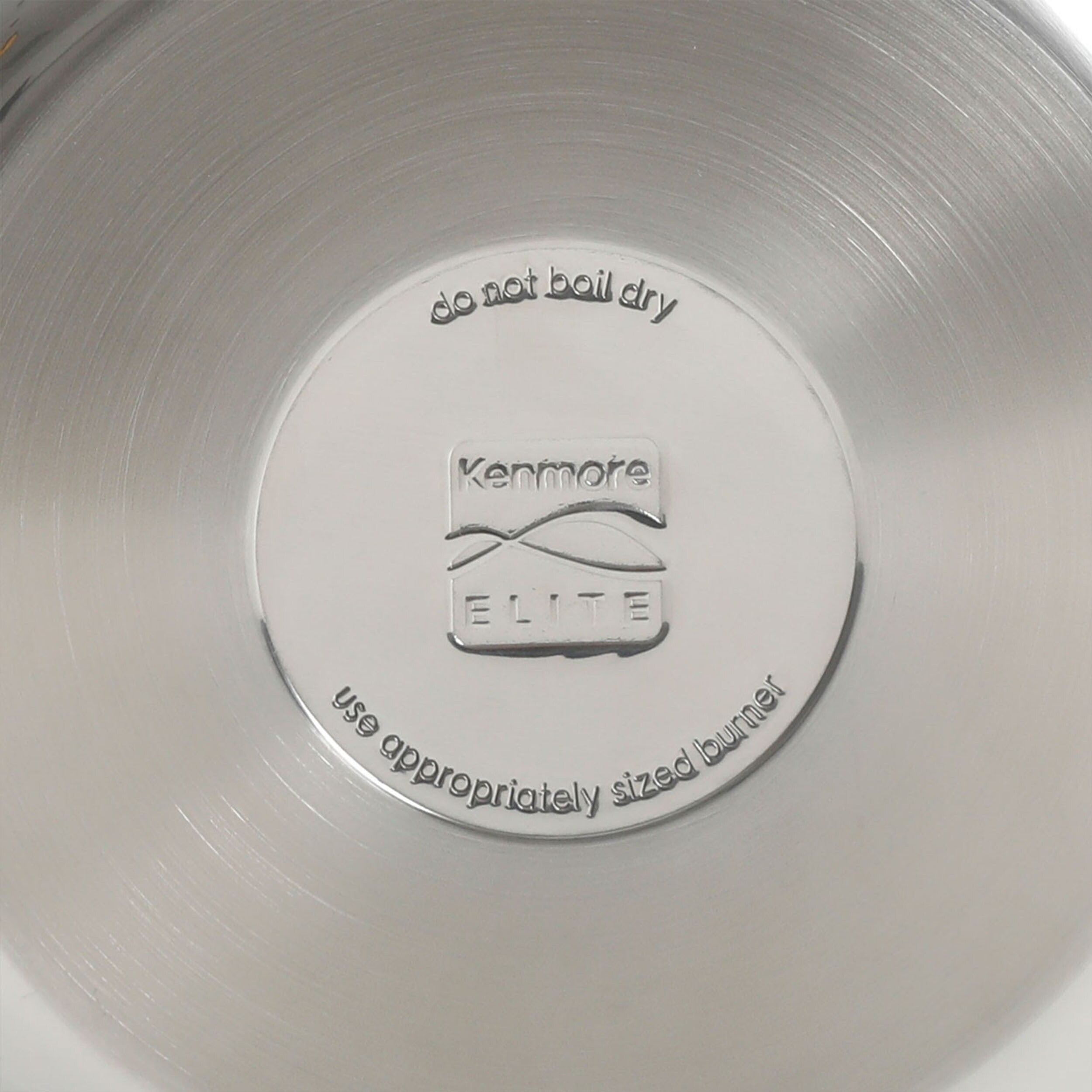 Batterie de cuisine Kenmore Elite Devon 10 pièces en acier inoxydable épais