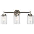 Luminaire de salle de bain Winslow à 3 lumières en nickel brossé de Kichler Lighting
