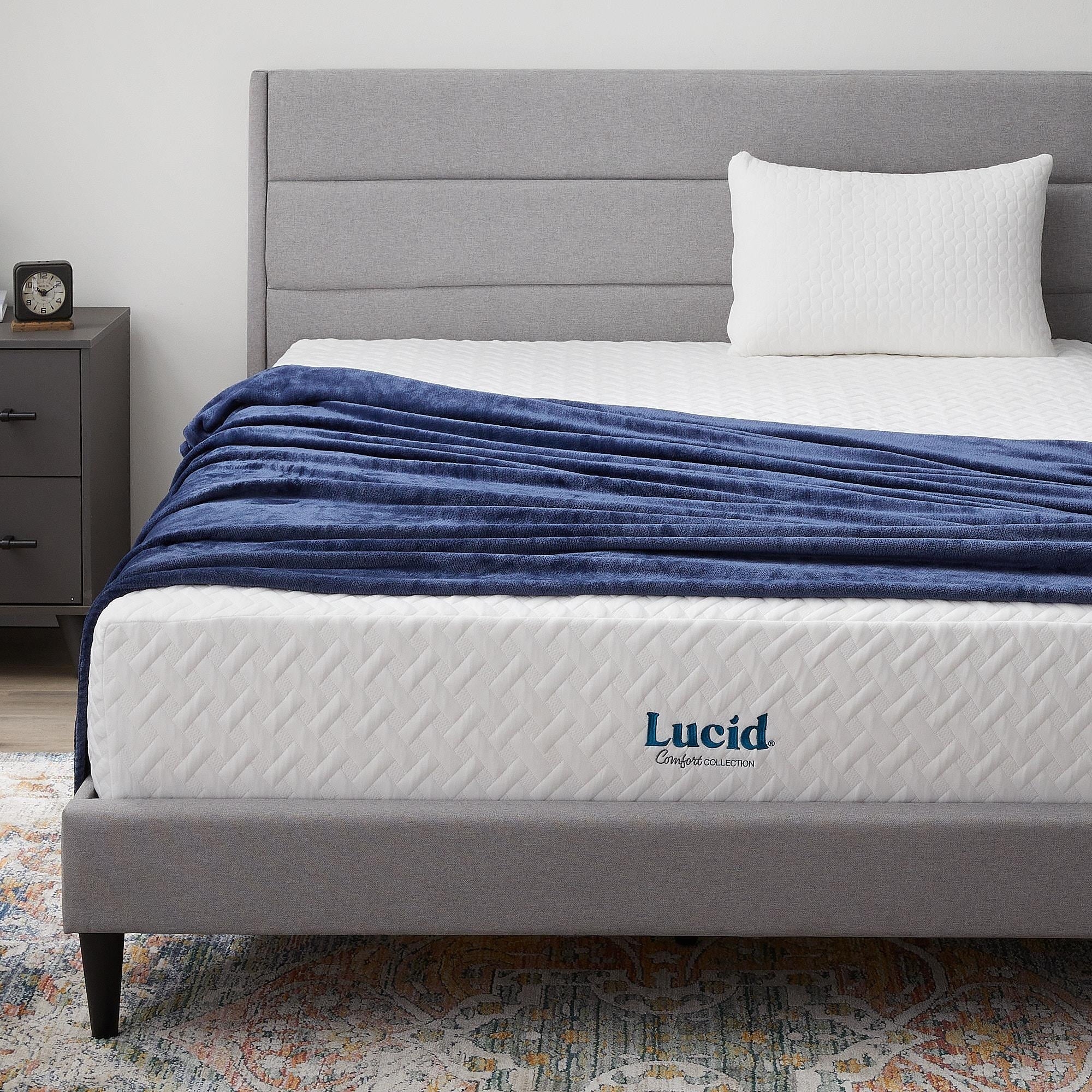 Matelas ferme en mousse à mémoire de forme Lucid de 12 pouces