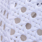 Fauteuil suspendu LeisureMod pour 2 personnes avec support - Chaise longue hamac en rotin et osier pour patio extérieur/intérieur avec coussins