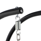 Fauteuil suspendu LeisureMod pour 2 personnes avec support - Chaise longue hamac en rotin et osier pour patio extérieur/intérieur avec coussins