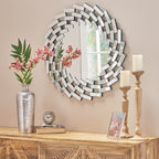 Miroir mural Lileas Glam par Christopher Knight Home - Argent