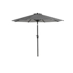 Parasol de patio Lopes de 9 pieds avec base en finition bronze et support de poids inclus
