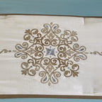 Ensemble de couette 7 pièces Madison Park Lorraine Blue Jacquard