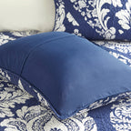 Ensemble de couette en coton imprimé Madison Park Marcella 7 pièces