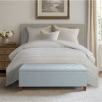 Banc de rangement rembourré à plateau capitonné Sasha de Madison Park