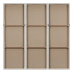 Ensemble de 3 triptyques muraux en résine dimensionnelle peints à la main Madison Park Signature Sunburst