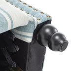 Fauteuils inclinables manuels avec garniture cloutée