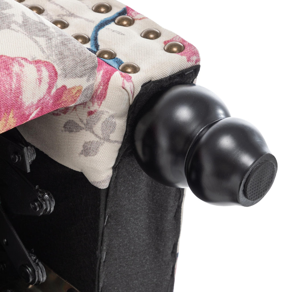 Fauteuils inclinables manuels avec garniture cloutée