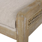 Chaises de salle à manger rembourrées en rotin et bois Maurers (lot de 2) par Christopher Knight Home