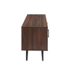 Meuble TV moderne du milieu du siècle pour téléviseurs jusqu'à 70 pouces Console multimédia de centre de divertissement - 20,5'' HX 59'' LX 15,5'' P