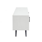 Meuble TV moderne du milieu du siècle pour téléviseurs jusqu'à 70 pouces Console multimédia de centre de divertissement - 20,5'' HX 59'' LX 15,5'' P