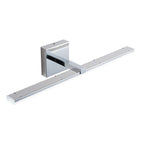 Applique murale linéaire à LED chromée minimaliste à intensité variable