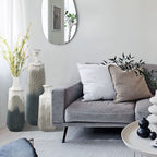 Vases en métal multicolores ombrés (lot de 3)