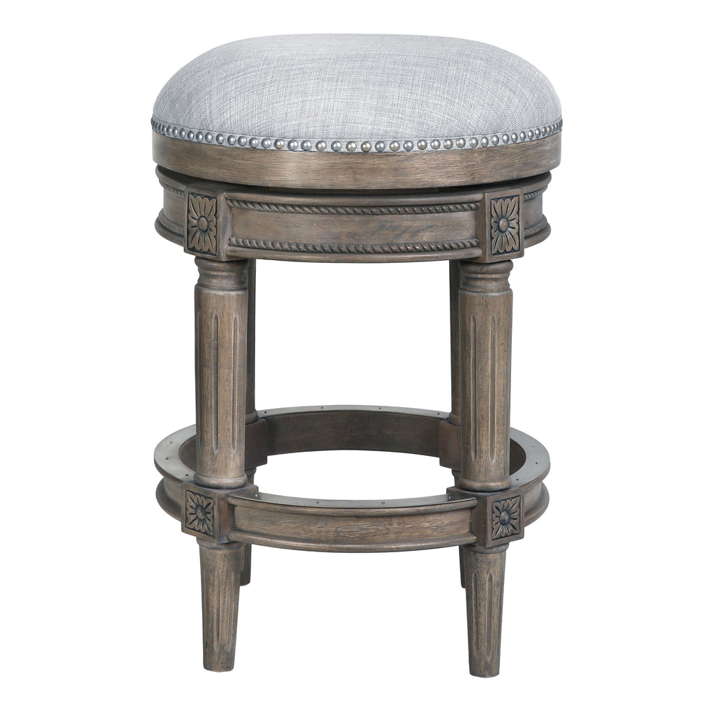 Tabouret de bar pivotant sans dossier Chapman 26 pouces de New Ridge Home Goods - Hauteur comptoir