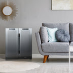 Réfrigérateur à vin et boissons Newair, 18 bouteilles et 59 canettes, deux zones de température, autonome, contrôle numérique de la température